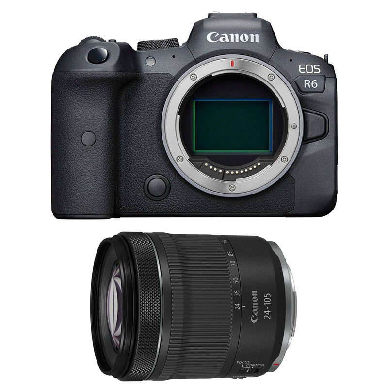 CANON EOS R6 + RF 24-105mm f/4-7.1 IS STM Garanti 3 ans