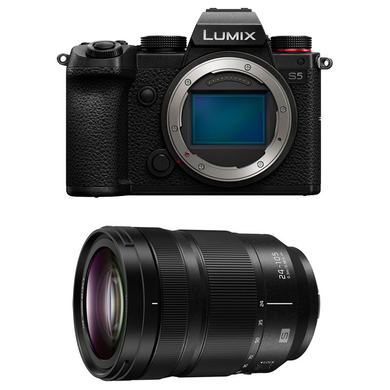 PANASONIC LUMIX S5 + Objectif 24-105 Garanti 3 ans