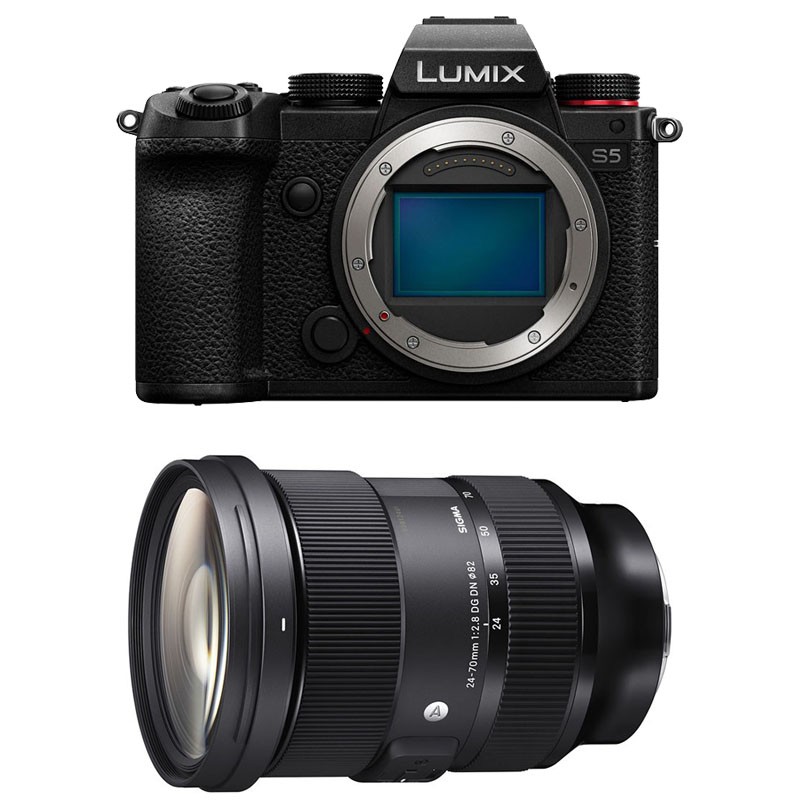 PANASONIC LUMIX S5 + Objectif SIGMA 24-70 Garanti 3 ans