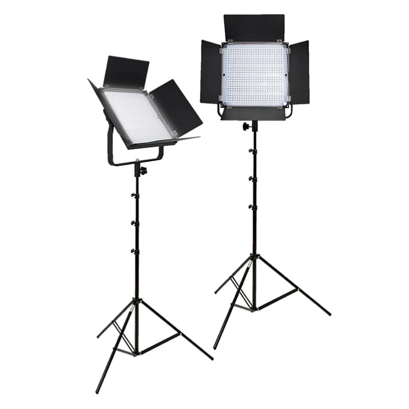 PIXEL Kit 2 Panneaux LED K80S + Pieds Videoflex