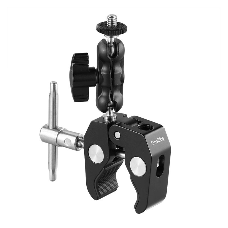 SMALLRIG Multi-Functional Crab-Shaped Clamp with Ballhead Arm 2161
