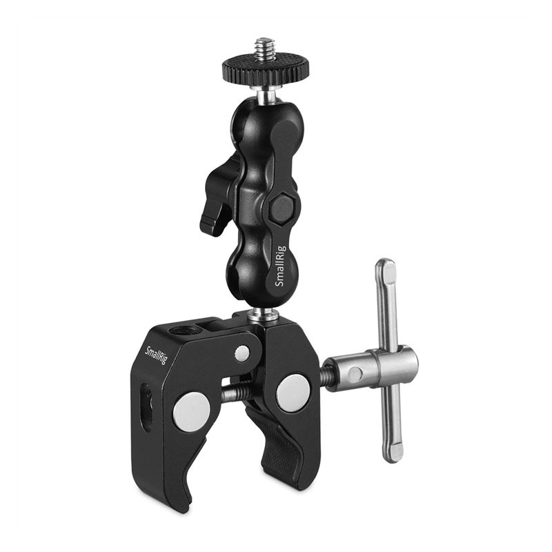 SMALLRIG Multi-Functional Crab-Shaped Clamp with Ballhead Magic Arm 2164