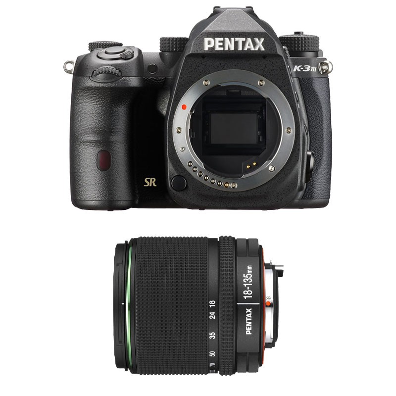 PENTAX K3 MARK III + 18-135 f/3.5-5.6 AL WR Garanti 3 ans