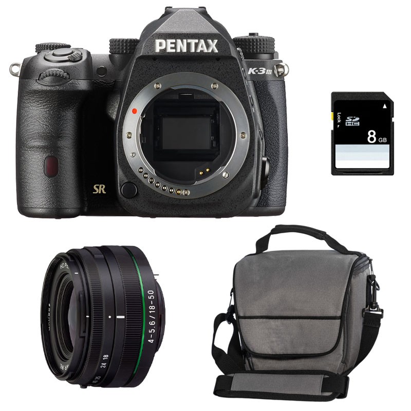 PENTAX K3 MARK III + DAL 18-50 WR RE Garanti 3 ans + Sac + SD 4Go