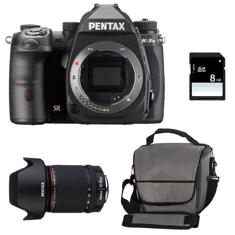 PENTAX K3 MARK III + 16-85 f/3.5-5.6 ED DC WR Garanti 3 ans + Sac + SD 4Go