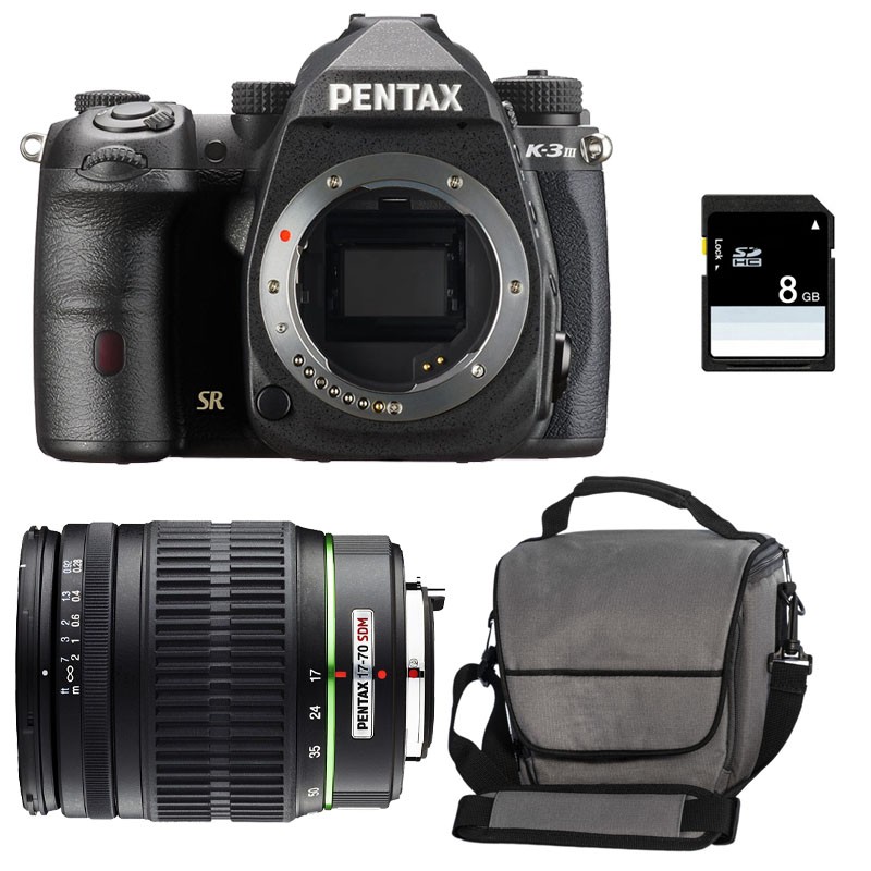 PENTAX K3 MARK III + 17-70 f/4 SDM Garanti 3 ans + Sac + SD 4Go