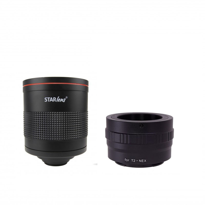 STARBLITZ Objectif Starlens catadioptrique 900mm F8 avec bague SONY E