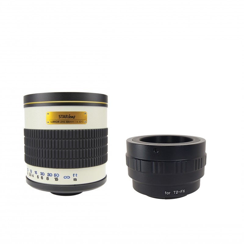 STARBLITZ Objectif Starlens catadioptrique 500mm F6.3 avec bague FUJI X