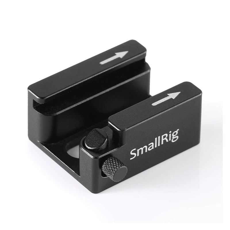 SMALLRIG 2260 - Cold Shoe Mount Adapter with Anti-off Button