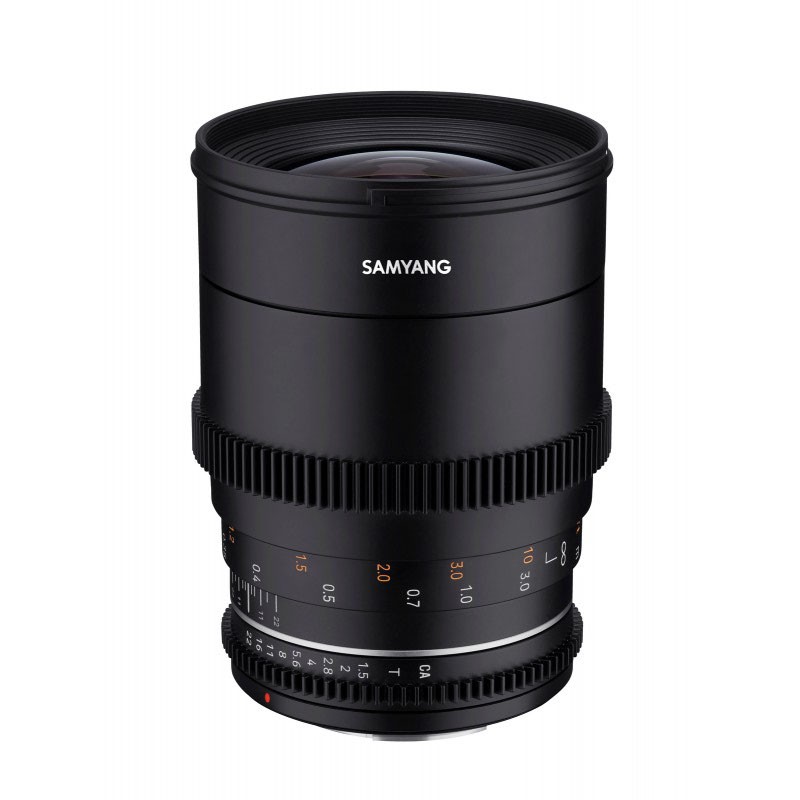 SAMYANG Objectif vidéo VDSLR 35mm T1.5 MK2 Canon EF Garanti 2 ans