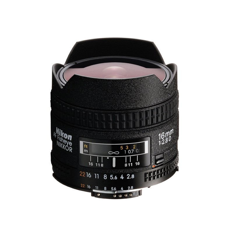 NIKON Objectif AF 16mm f/2.8 D FE Fish-Eye Garanti 2 ans