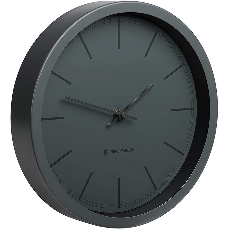 BRESSER Horloge murale MyTime DCF 25cm - graphite mat - 8020312UJT000
