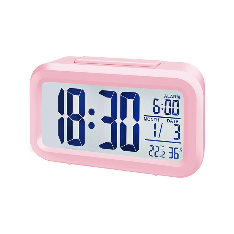 BRESSER Réveil MyTime Duo rose - 8010017