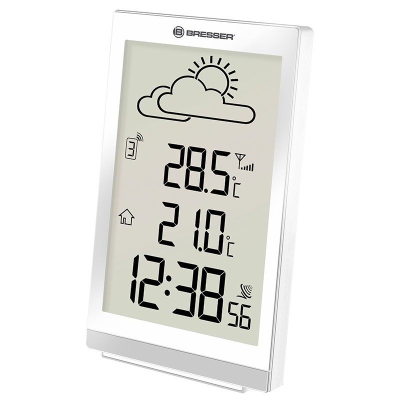 BRESSER Station météo sans fil TemeoTrend ST - blanche - 7004401GYE000