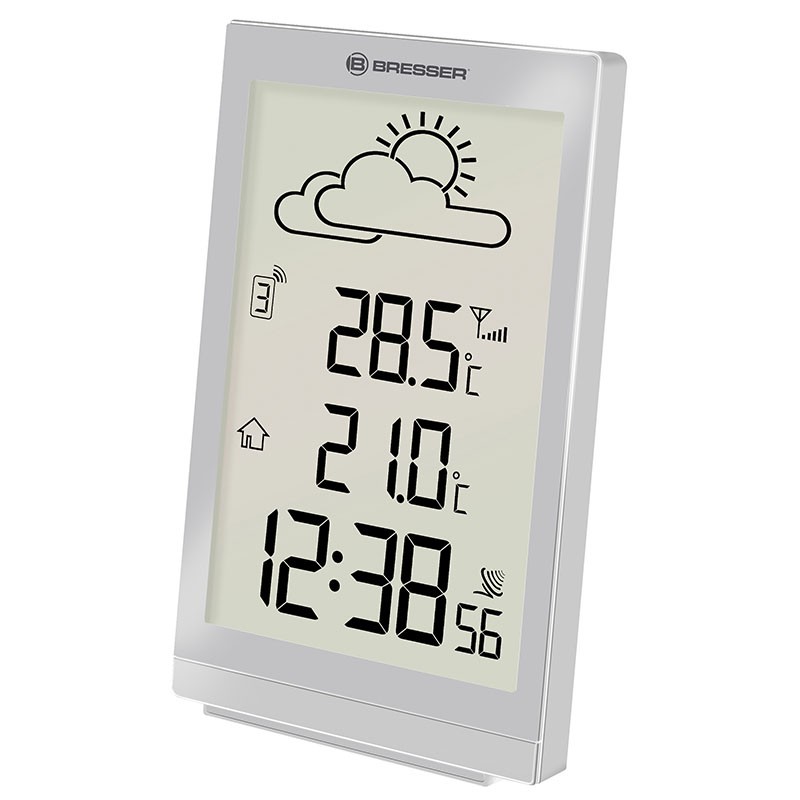 BRESSER Station météo sans fil TemeoTrend ST - argent - 7004401HZI000