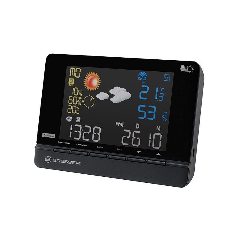 BRESSER Station météo 4CAST CS RCC (2 Days) noire - 7001030