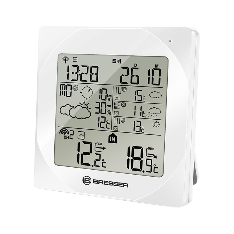 BRESSER Station météo 4CAST NGW sans fil (4 days) blanche - 7001023