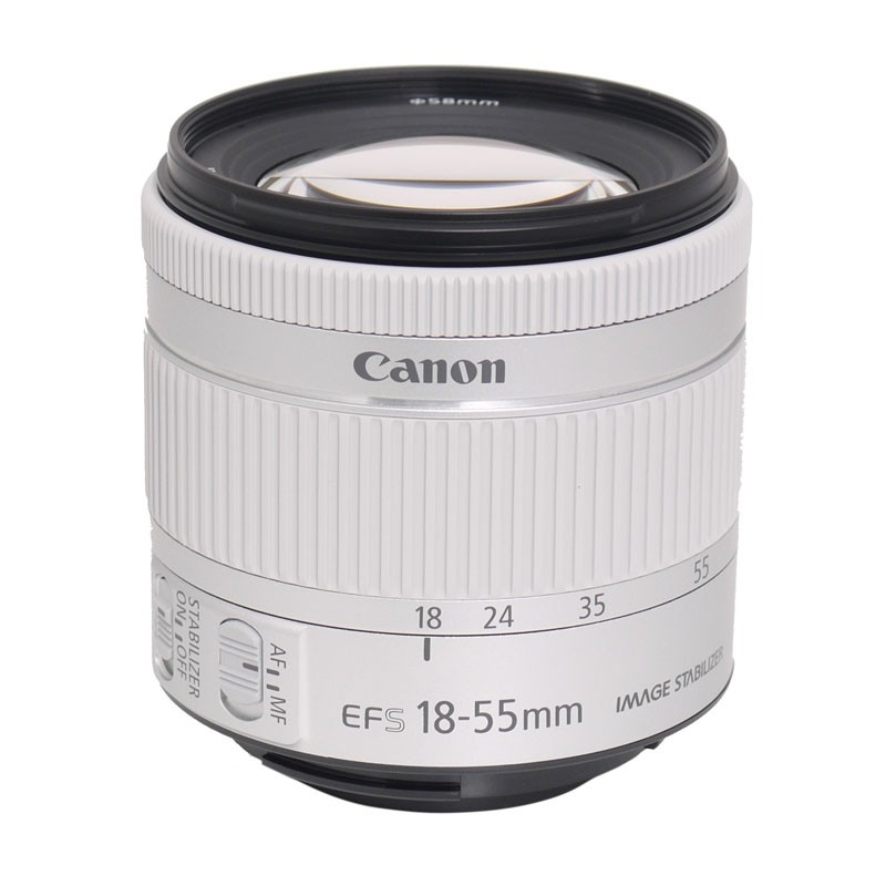 CANON Objectif EF-S 18-55 IS STM f/4-5.6 Silver Garanti 2 ans