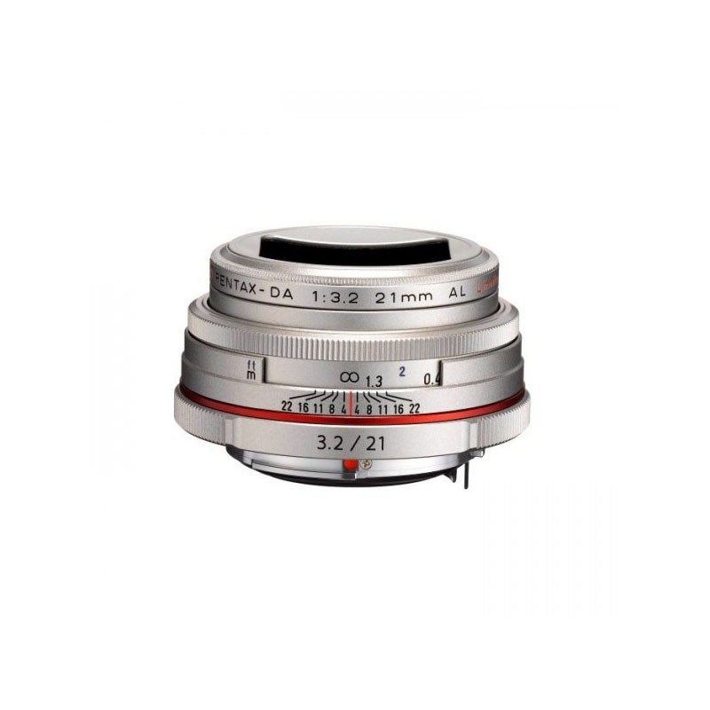 PENTAX Objectif 21mm f/3.2 HD ED AL Limited SILVER Garanti 2 ans