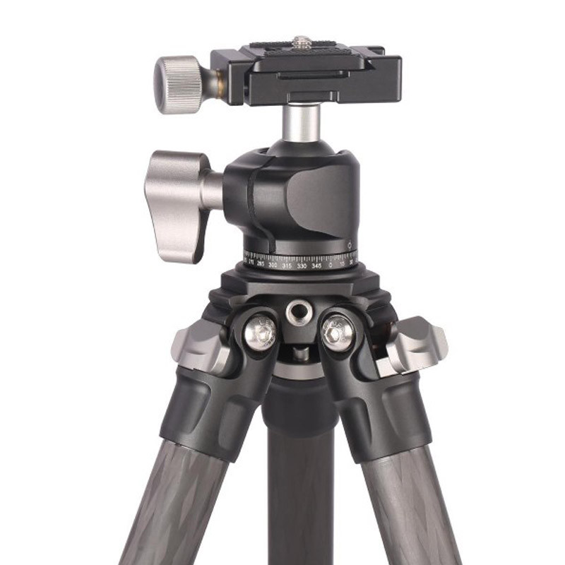 Trépied Leofoto ST-364CLX + Rotule Intégrée – Carbone, Pince Arca, Neuf