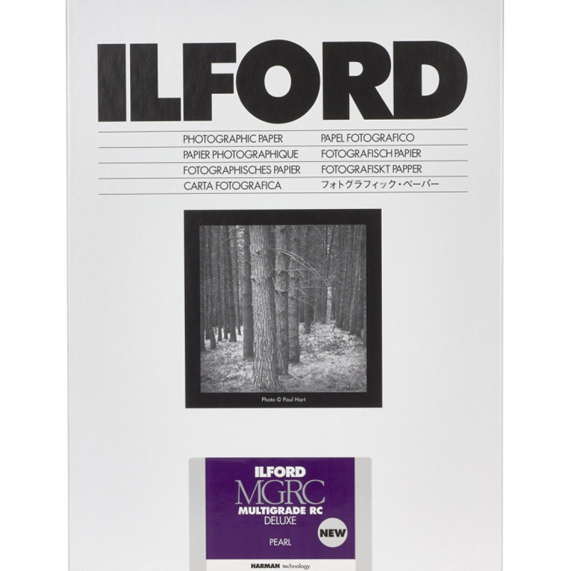Ilford papier noir et blanc 18 x 24cm 100 feuilles MG RC Deluxe Perlé Mat
