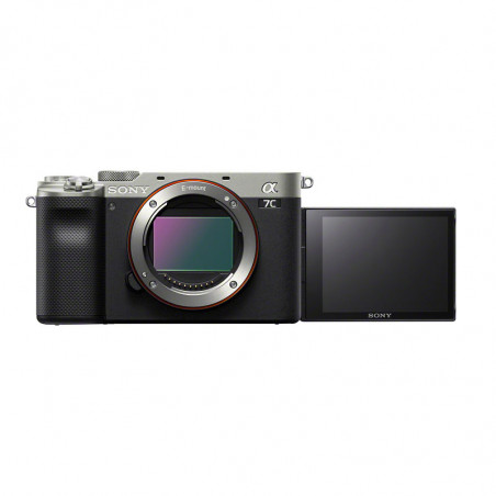 SONY Hybride ALPHA 7C SILVER + Objectif FE 24-70 f/2.8 GM II Garanti 3 ans