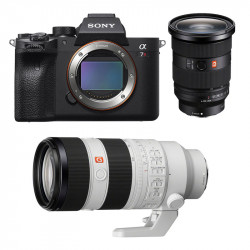 SONY Hybride ALPHA 7R IV + Objectif FE 24-70 f/2.8 GM II + Objectif FE 70-200mm f/2.8 GM II Garanti 3 ans