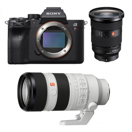 SONY Hybride ALPHA 7R IV + Objectif FE 24-70 f/2.8 GM II + Objectif FE 70-200mm f/2.8 GM II Garanti 3 ans
