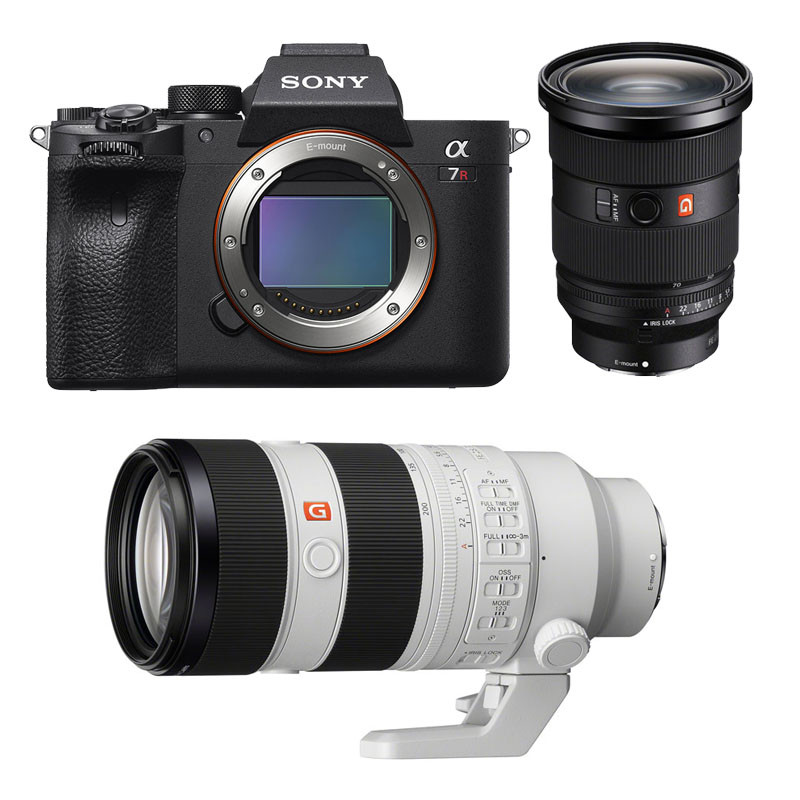 SONY Hybride ALPHA 7R IV + Objectif FE 24-70 f/2.8 GM II + Objectif FE 70-200mm f/2.8 GM II Garanti 3 ans