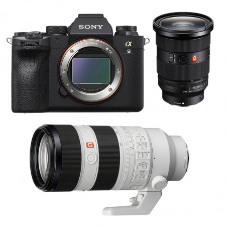 SONY Hybride ALPHA 9 II + Objectif FE 24-70 f/2.8 GM II + Objectif FE 70-200 f/2.8 GM II Garanti 3 ans
