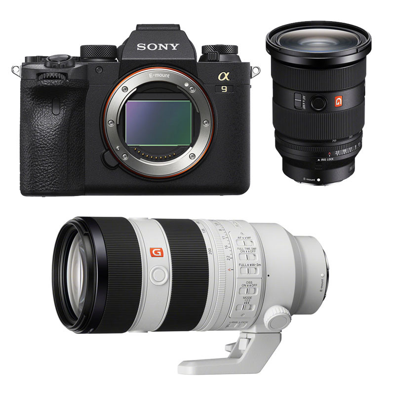 SONY Hybride ALPHA 9 II + Objectif FE 24-70 f/2.8 GM II + Objectif FE 70-200 f/2.8 GM II Garanti 3 ans