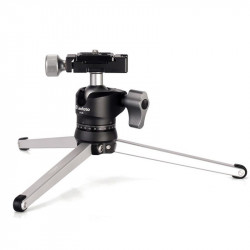 LEOFOTO Pocket Mini Trépied de table MT-01 + Rotule LH-25
