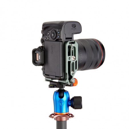 3LEGGED THING L-Bracket Roxie Gris compatible avec Canon R5/R6
