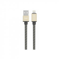 ALLOCACOC Câble USB Lightning flat Gold