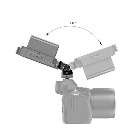 SMALLRIG Support de Moniteur Pivotant et Inclinable avec Adaptateur de Cold Shoe - BSE2346
