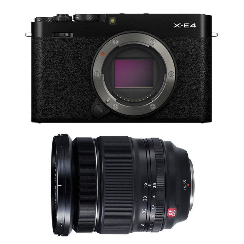 FUJIFILM X-E4 Noir + 16-55 Garanti 3 ans