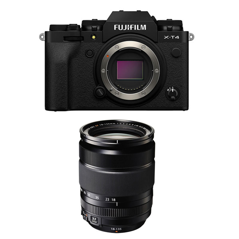 FUJIFILM X-T4 NOIR + 18-135mm Garanti 3 ans