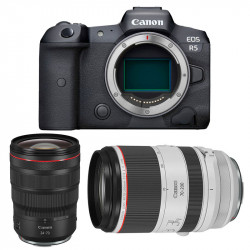 CANON EOS R5 + RF 24-70mm f/2.8 L IS USM + RF 70-200mm f/2.8 L IS USM Garanti 3 ans