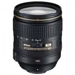 NIKON Objectif AF-S 24-120mm f/4 G ED VR Zoom Transtandard Garanti 2 ans