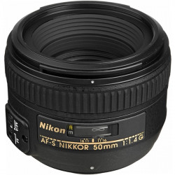 NIKON Objectif AF-S 50mm f/1.4G standard ultra lumineux Garanti 2 ans