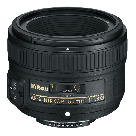 NIKON Objectif AF-S 50mm f/1.8 G standard ultra lumineux Garanti 2 ans