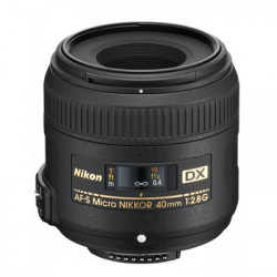 NIKON Objectif AF-S DX 40mm/2.8 G MACRO Garanti 2 ans