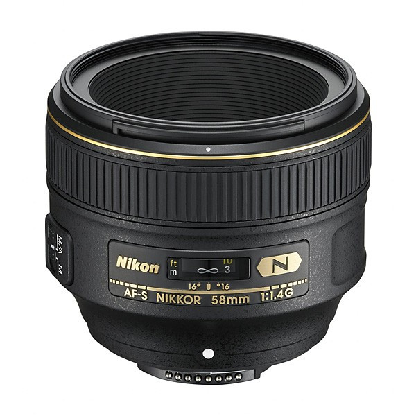 NIKON Objectif AF-S 58mm f/1.4G standard ultra lumineux Garanti 2 ans