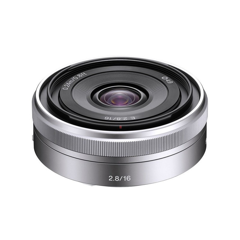 SONY Objectif SEL E 16mm f/2.8 Pancake Garanti 2 ans