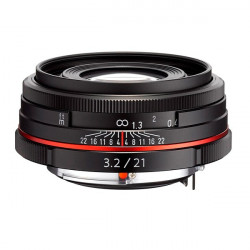 PENTAX Objectif 21mm f/3.2 HD ED AL Limited NOIR Garanti 2 ans