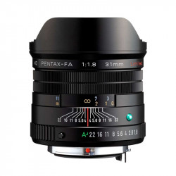 PENTAX Objectif 31mm f/1.8 HD FA Limited Noir Garanti 2 ans