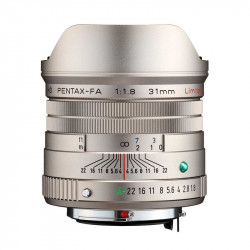 PENTAX Objectif 31mm f/1.8 HD FA Limited Silver Garanti 2 ans