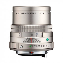 PENTAX Objectif 77mm f/1.8 HD FA Limited Silver Garanti 2 ans