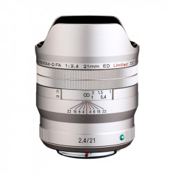 PENTAX Objectif 21mm f/2.4 ED HD FA Limited DC WR Silver Garanti 2 ans