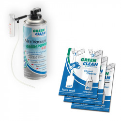 GREENCLEAN SC6000 Kit de nettoyage Mini Vacuum (400ml + swabs) pour capteur plein format